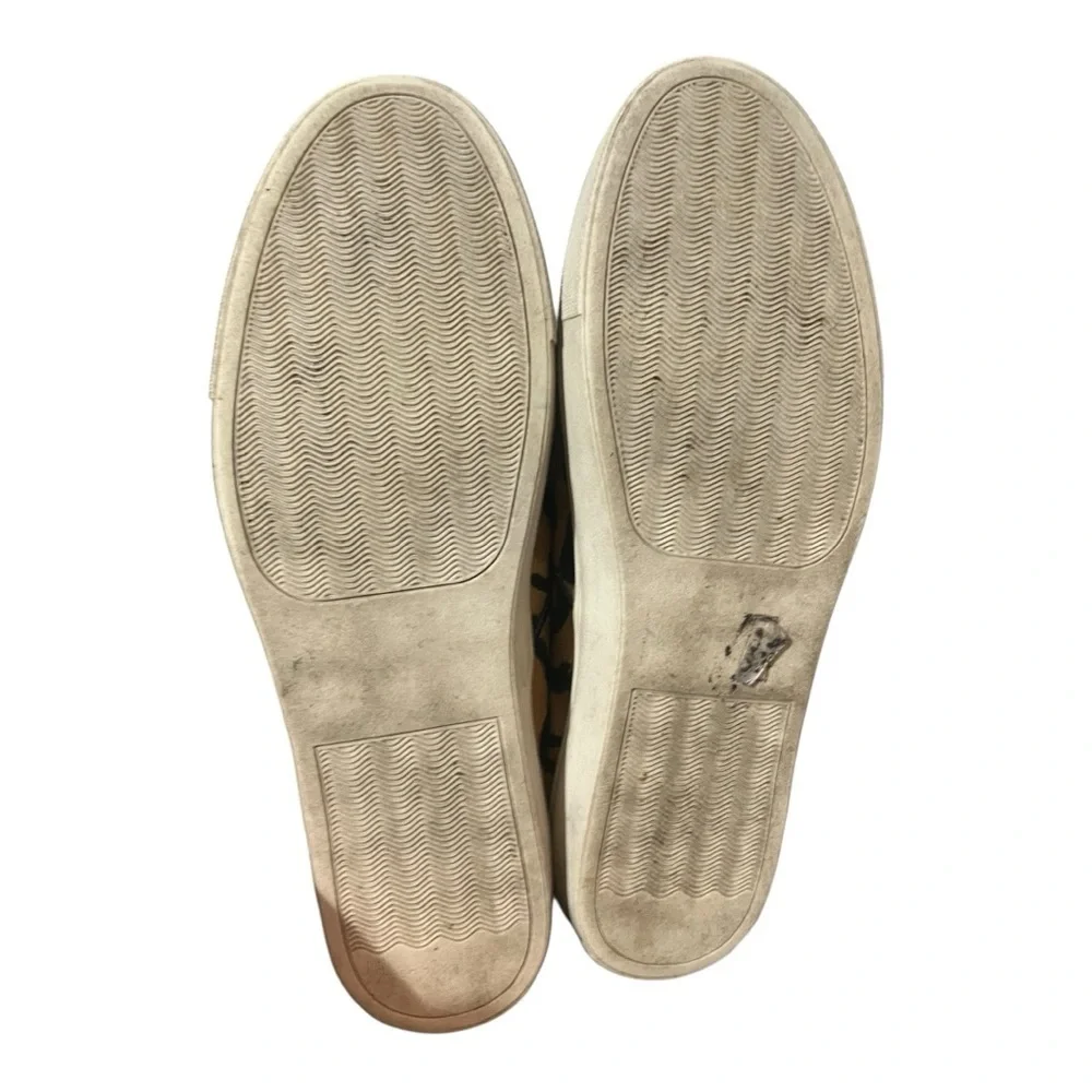 Steve Madden Eccentric Pony Hair Sneaker Leopard Women's Size 9 Loafer Shoe